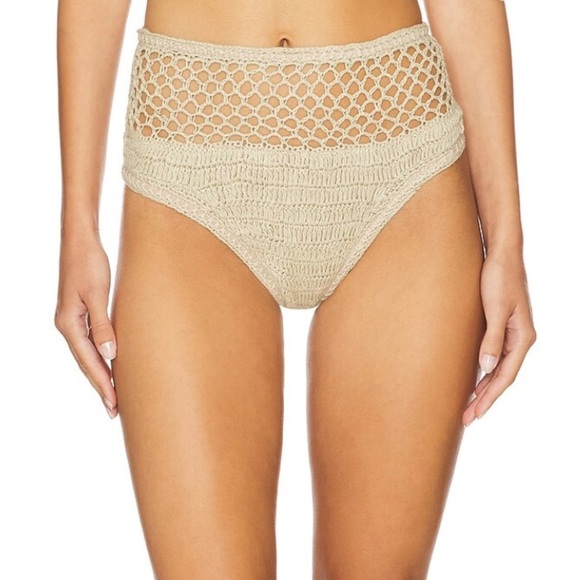 2/$30 Beach Riot x Revolve Brinley Bikini Bottom – Tan – Women’s Size Small - Picture 1 of 8